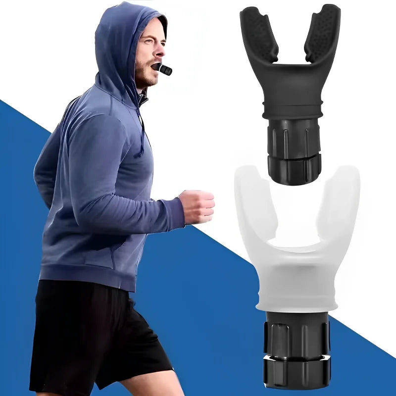 Portable Lung Fitness Exerciser with Adjustable Resistance for Endurance Training